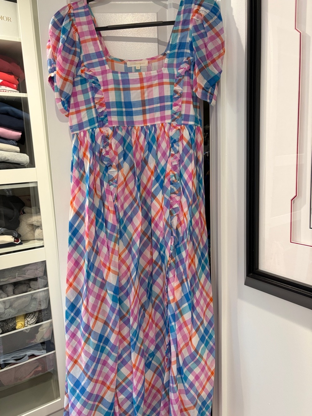 LoveShackFancy Kimball Dress Malibu Dream Blue
